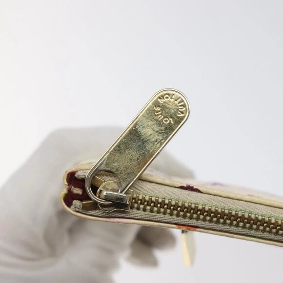 LOUIS VUITTON Monogram Multicolor Pochette GM Pouch White - Picture 12 of 16